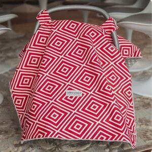 Canopy Couture Carseat Cover-Jayden Print Red White